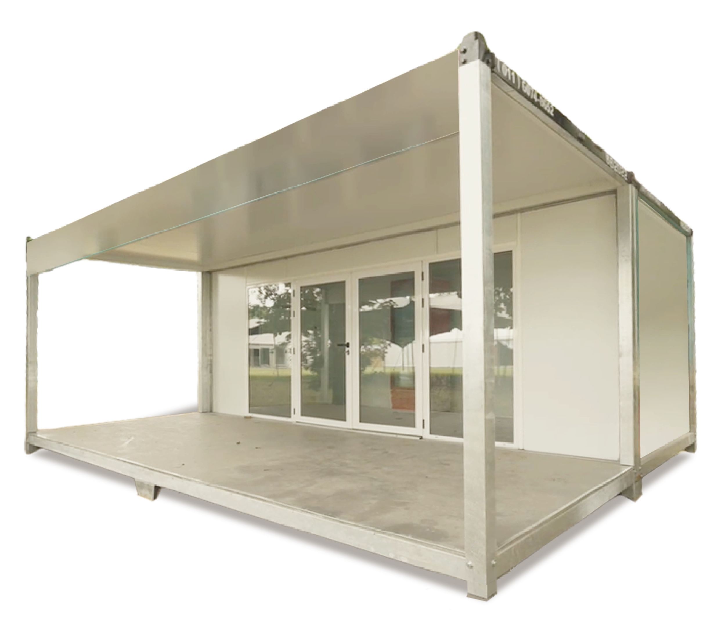 Módulo stand vidriado